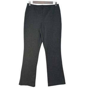 J.Jill Womens Size S Charcoal Gray Ponte Barely Boot Cut Pull On Pants